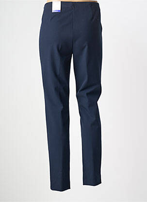 Pantalon slim taille élastique taille normale bleu FRANK WALDER femme