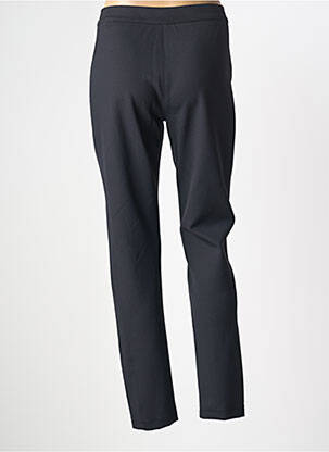 Pantalon slim tissage popeline taille normale noir ANNA MONTANA femme