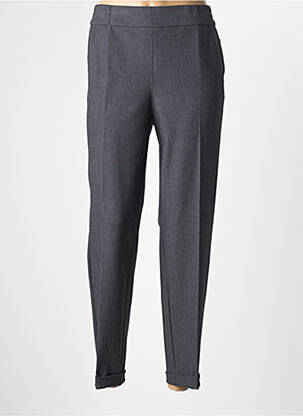Pantalon slim taille élastique taille normale gris FRANK WALDER femme