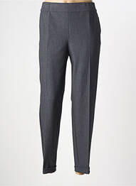 Pantalon slim taille élastique taille normale gris FRANK WALDER femme