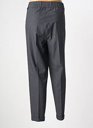 Pantalon slim taille élastique taille normale gris FRANK WALDER femme