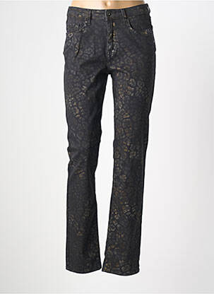 Jeans coupe slim stretch taille normale marron MERI & ESCA femme