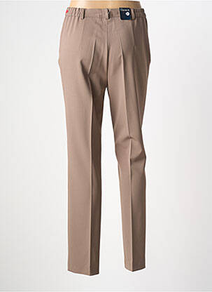 Pantalon droit stretch taille normale marron GARDEUR femme