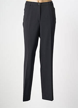 Pantalon droit tissage crêpe taille normale noir GARDEUR femme