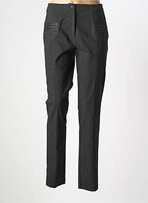 Pantalon slim taille élastique taille normale gris TELMAIL femme