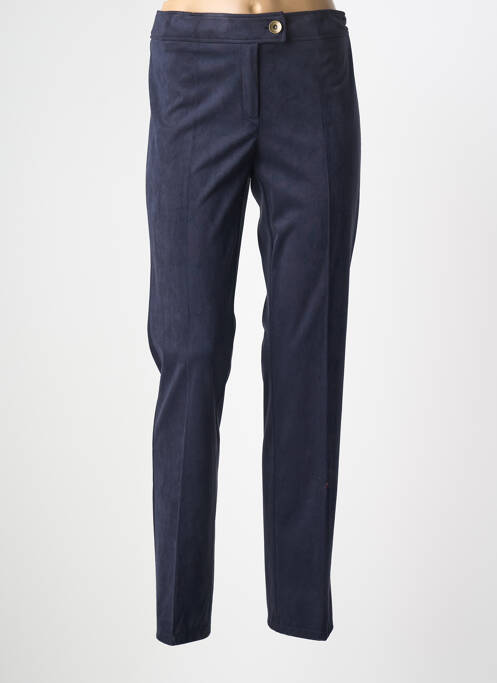 Pantalon slim taille normale taille normale bleu FRANK WALDER femme