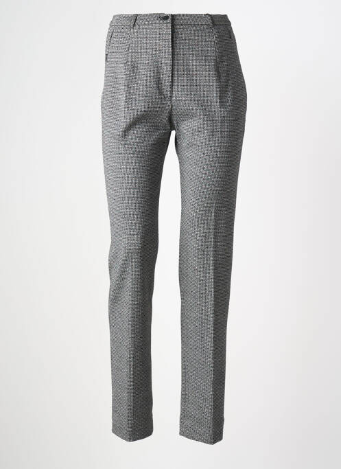 Pantalon slim tissage popeline taille normale noir GUY DUBOUIS femme