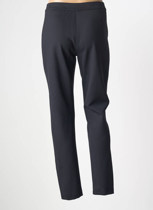 Pantalon slim tissage popeline taille normale noir ANNA MONTANA femme