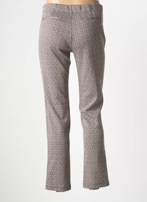 Pantalon droit stretch taille normale marron BARBARA LEBEK femme