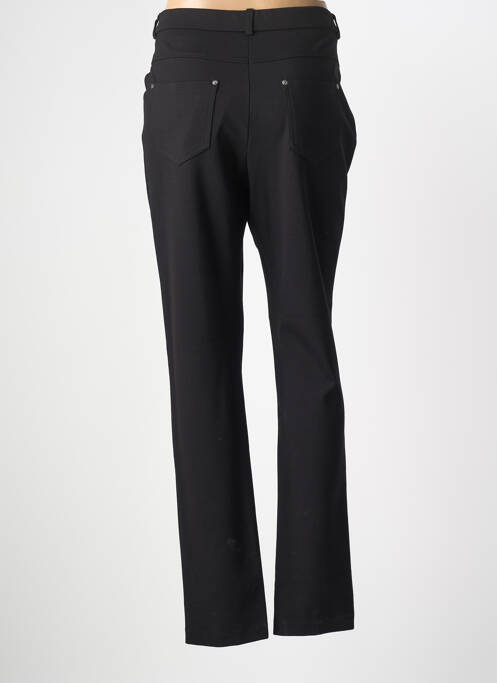 Pantalon slim tissage popeline taille normale noir GUY DUBOUIS femme