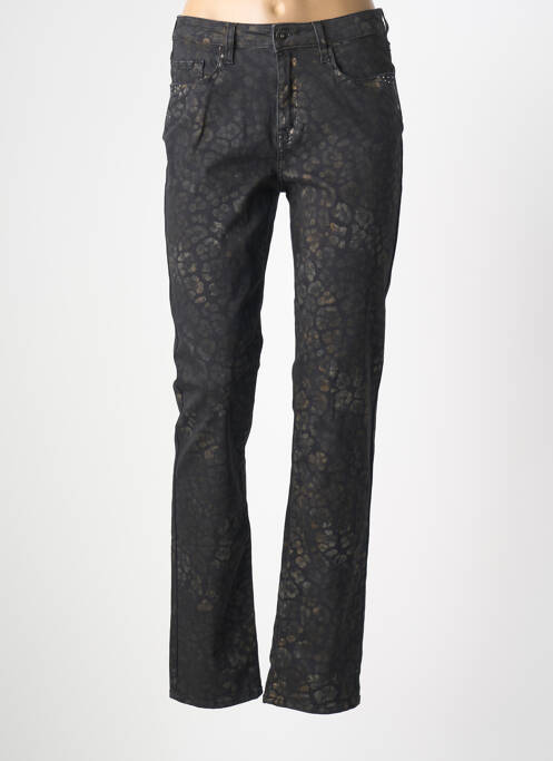 Jeans coupe slim stretch taille normale marron MERI & ESCA femme