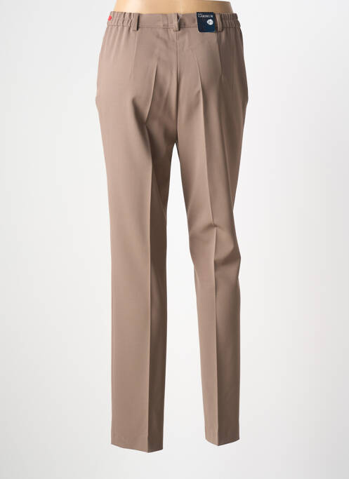 Pantalon droit stretch taille normale marron GARDEUR femme