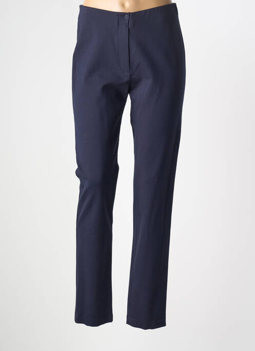 Pantalon slim bleu GUY DUBOUIS femme