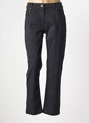 Pantalon slim tissage popeline taille normale noir BETTY BARCLAY femme