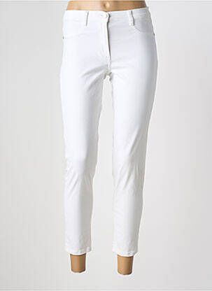 Pantalon 7/8 stretch taille normale blanc BETTY BARCLAY femme