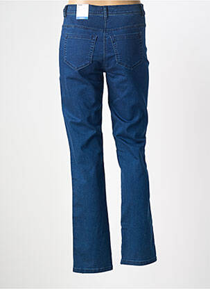 Jeans coupe droite stretch taille normale bleu FRANK WALDER femme