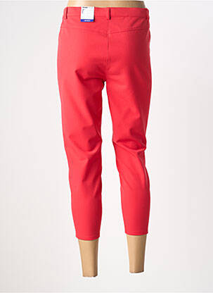 Pantacourt stretch taille normale rouge FRANK WALDER femme