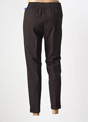 Pantalon 7/8 stretch taille normale marron FRANK WALDER femme