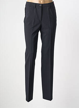 Pantalon droit fermeture zippée sous rabat boutonné taille normale noir GARDEUR femme