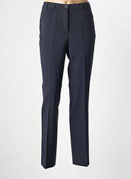 Pantalon droit tissage crêpe taille normale bleu GARDEUR femme