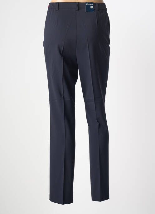 Pantalon droit tissage crêpe taille normale bleu GARDEUR femme