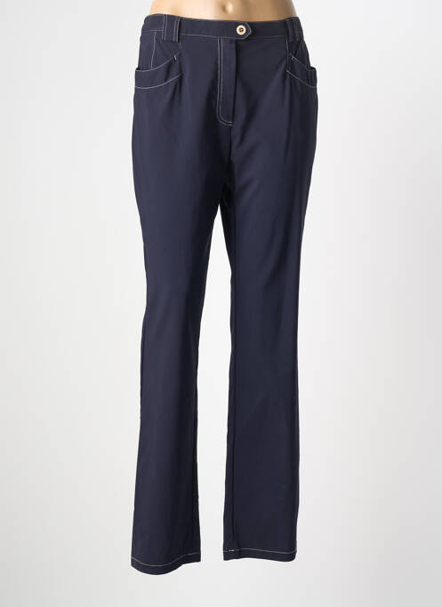 Pantalon droit bleu TELMAIL femme