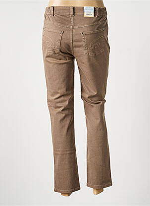 Jeans coupe slim taille normale taille normale marron ANNA MONTANA femme