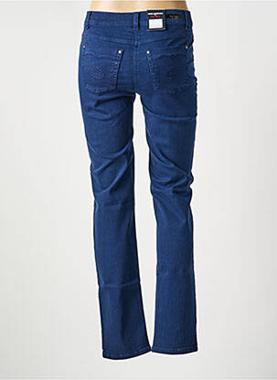 Jeans coupe slim stretch taille normale bleu ANNA MONTANA femme