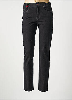 Jeans coupe slim taille normale taille normale noir ANNA MONTANA femme
