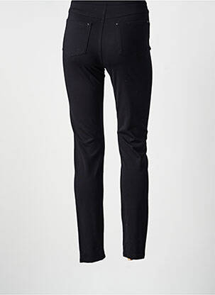 Pantalon slim stretch taille normale noir ANNA MONTANA femme