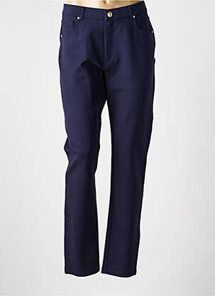 Pantalon slim stretch taille normale bleu LCDN femme