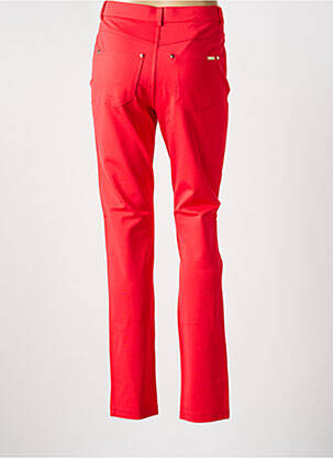 Pantalon slim stretch taille normale rouge LCDN femme