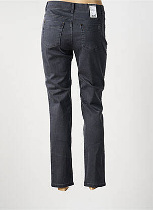 Jeans coupe slim stretch taille normale noir ANNA MONTANA femme