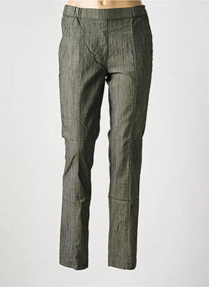 Pantalon slim taille élastique taille normale gris FRANK WALDER femme