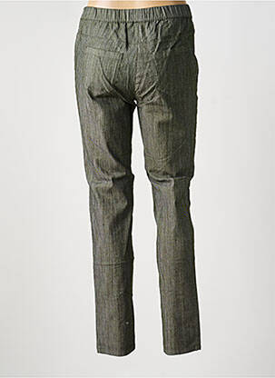 Pantalon slim taille élastique taille normale gris FRANK WALDER femme