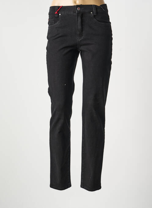 Jeans coupe slim taille normale taille normale noir ANNA MONTANA femme
