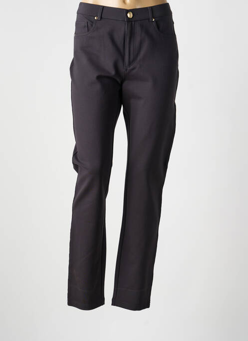 Pantalon slim stretch taille normale gris LCDN femme