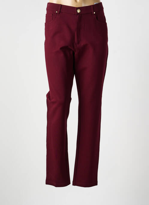 Pantalon slim stretch taille normale rouge LCDN femme