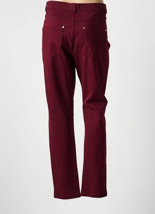 Pantalon slim stretch taille normale rouge LCDN femme