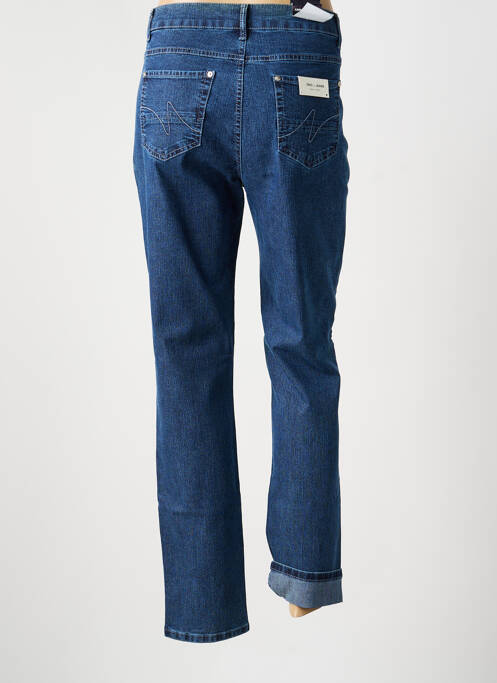 Jeans coupe slim stretch taille normale bleu ANNA MONTANA femme