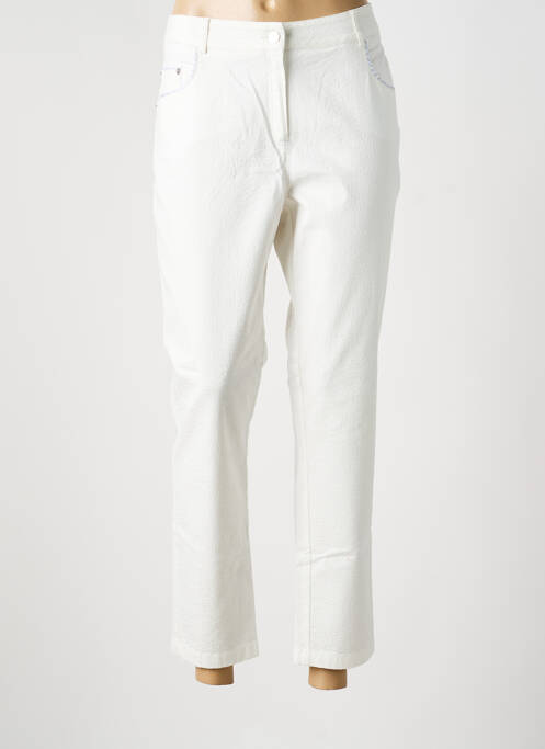 Pantalon slim taille basse taille basse beige MERI & ESCA femme