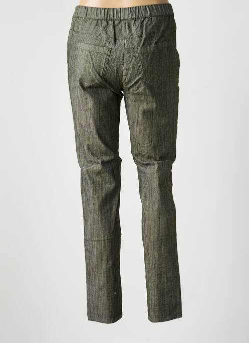 Pantalon slim taille élastique taille normale gris FRANK WALDER femme