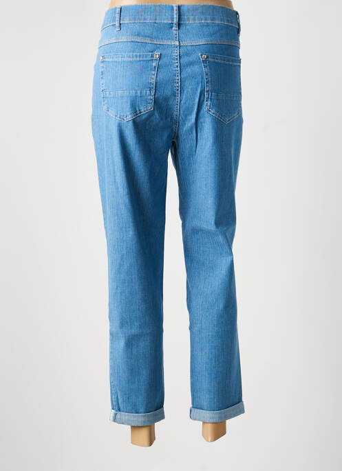 Jeans coupe slim stretch taille normale bleu ANNA MONTANA femme
