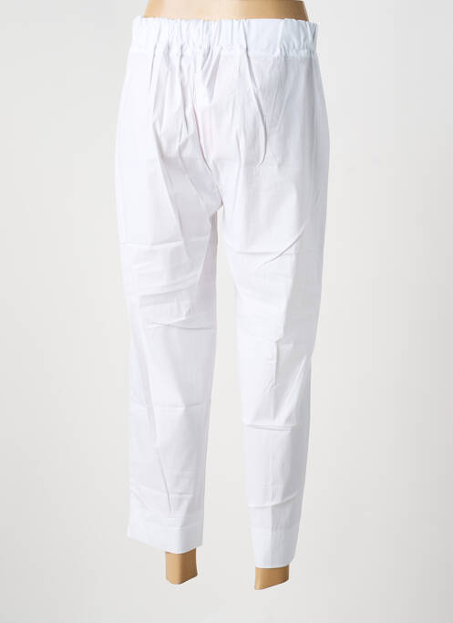 Pantalon 7/8 taille élastique taille normale blanc OLIVIER PHILIPS femme