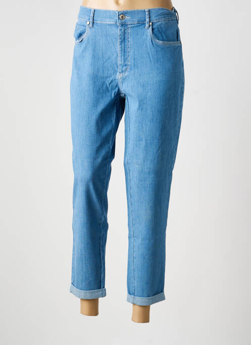 Jeans coupe slim bleu ANNA MONTANA femme