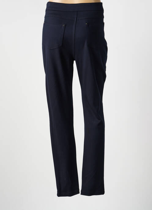 Pantalon slim bleu ANNA MONTANA femme
