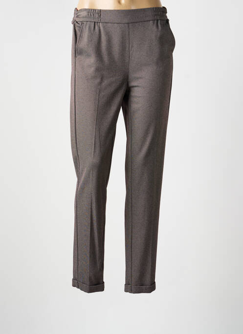 Pantalon slim marron FRANK WALDER femme