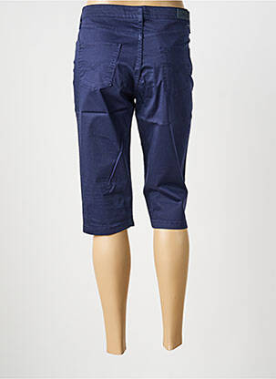 Corsaire tissage popeline taille normale bleu fonce LCDN femme