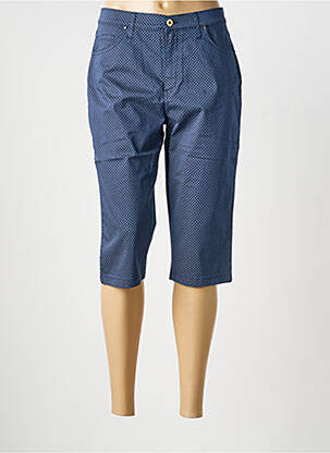 Corsaire stretch taille normale bleu fonce LCDN femme