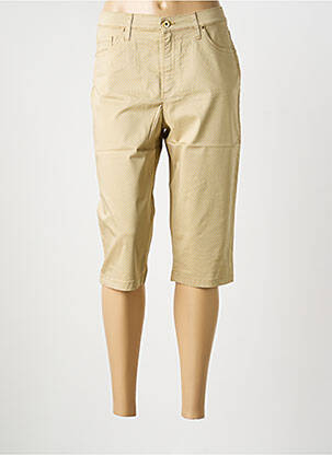 Corsaire stretch taille normale beige LCDN femme